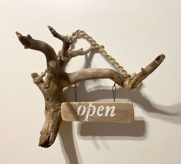 流木オープンクローズ看板 その他インテリア雑貨 Wood Style 通販