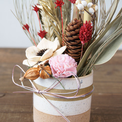 【12/30発送】【毎年大人気！】門松風アレンジ（小）　X402 2枚目の画像