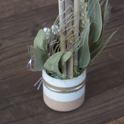 【12/30発送】【毎年大人気！】門松風アレンジ（小）　X402 6枚目の画像