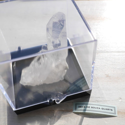 15%OFFSale天然石 約54g 水晶クラスター(ゼカ・デ・ソウザ産)ラベル付[zqkit-221109-01] 2枚目の画像