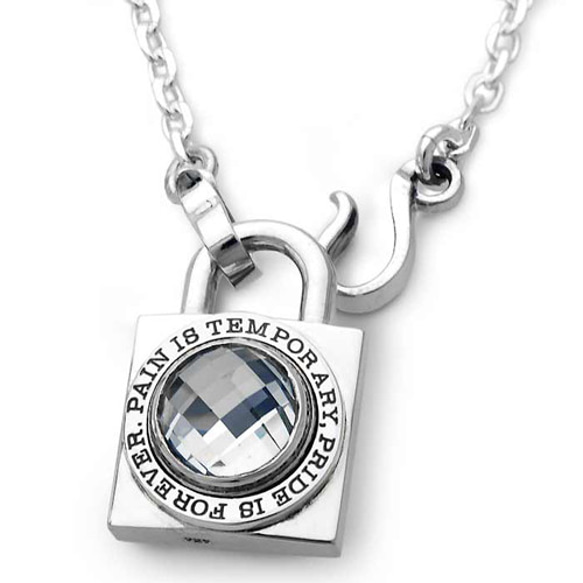 南京錠 ネックレス/シルバー925 つけっぱなし/シルバーネックレス メンズ/パンクロック/男性へのプレゼント/137 IS