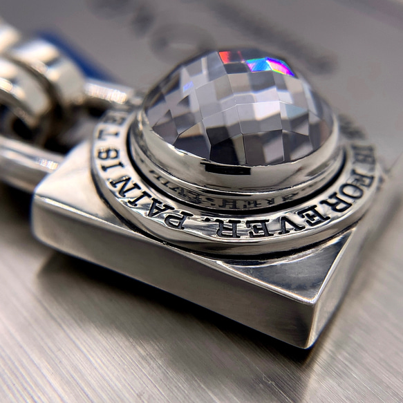 南京錠 ネックレス/シルバー925 つけっぱなし/シルバーネックレス メンズ/パンクロック/男性へのプレゼント/137 IS