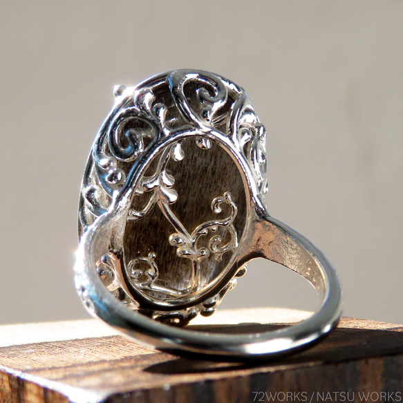 ブラック サンストーン リング / Black Sunstone Ring 4枚目の画像