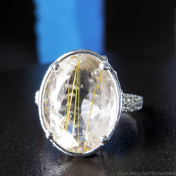 ルチルクォーツ リング / Rutilated Quartz Ring 1枚目の画像