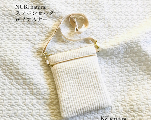 nubiナチュラル スマホショルダー ヌビ イブル サブバッグ ポシェット