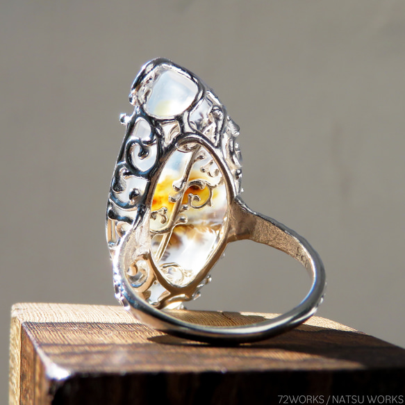 デンドリティック アゲートリング / Dendritic Agate Ring l1 4枚目の画像