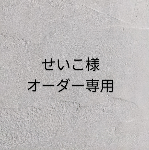 せいこ様オーダー専用ページ 1枚目の画像