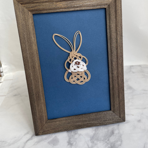 2023 水引干支 うさぎフレーム ベージュ その他アート For Me 通販