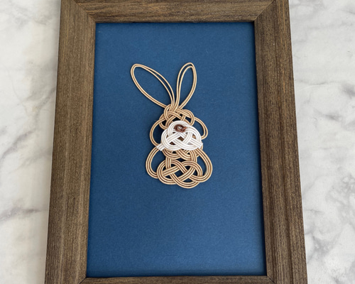 水引パーツ　うさぎさん　12個 水引うさぎ🐰 作り方はYouTube【ZaNeちゃんねる】で配信されています