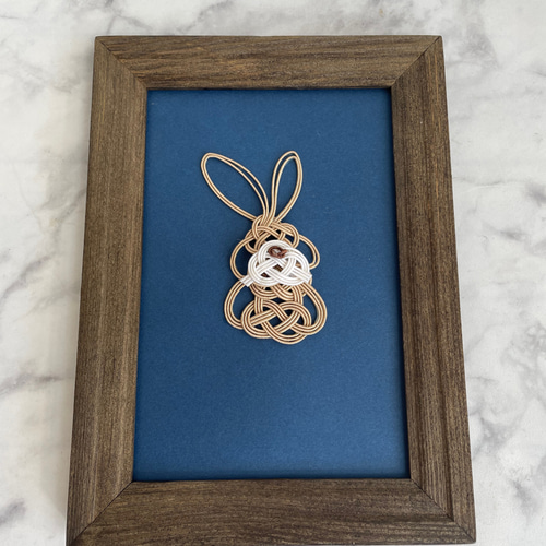 2023 水引干支 うさぎフレーム ベージュ その他アート For Me 通販