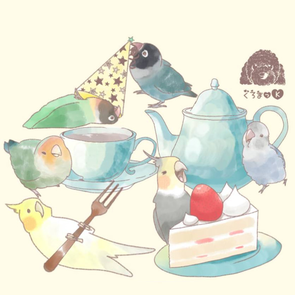 【ぱーてぃー ボア桃】バードテント 鳥用品 おもちゃ 6枚目の画像