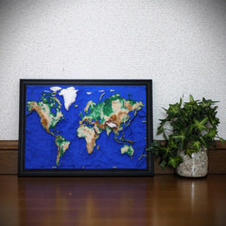 立体世界地図　B5サイズ 1枚目の画像