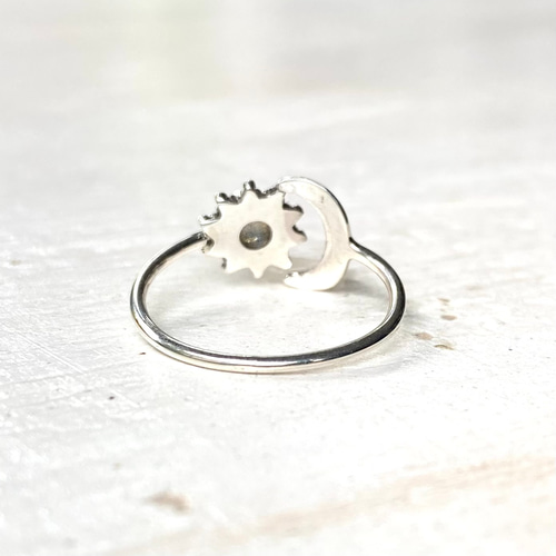 OX JEWELRY ラブラドライトリング サイズ19 OX JEWELRY