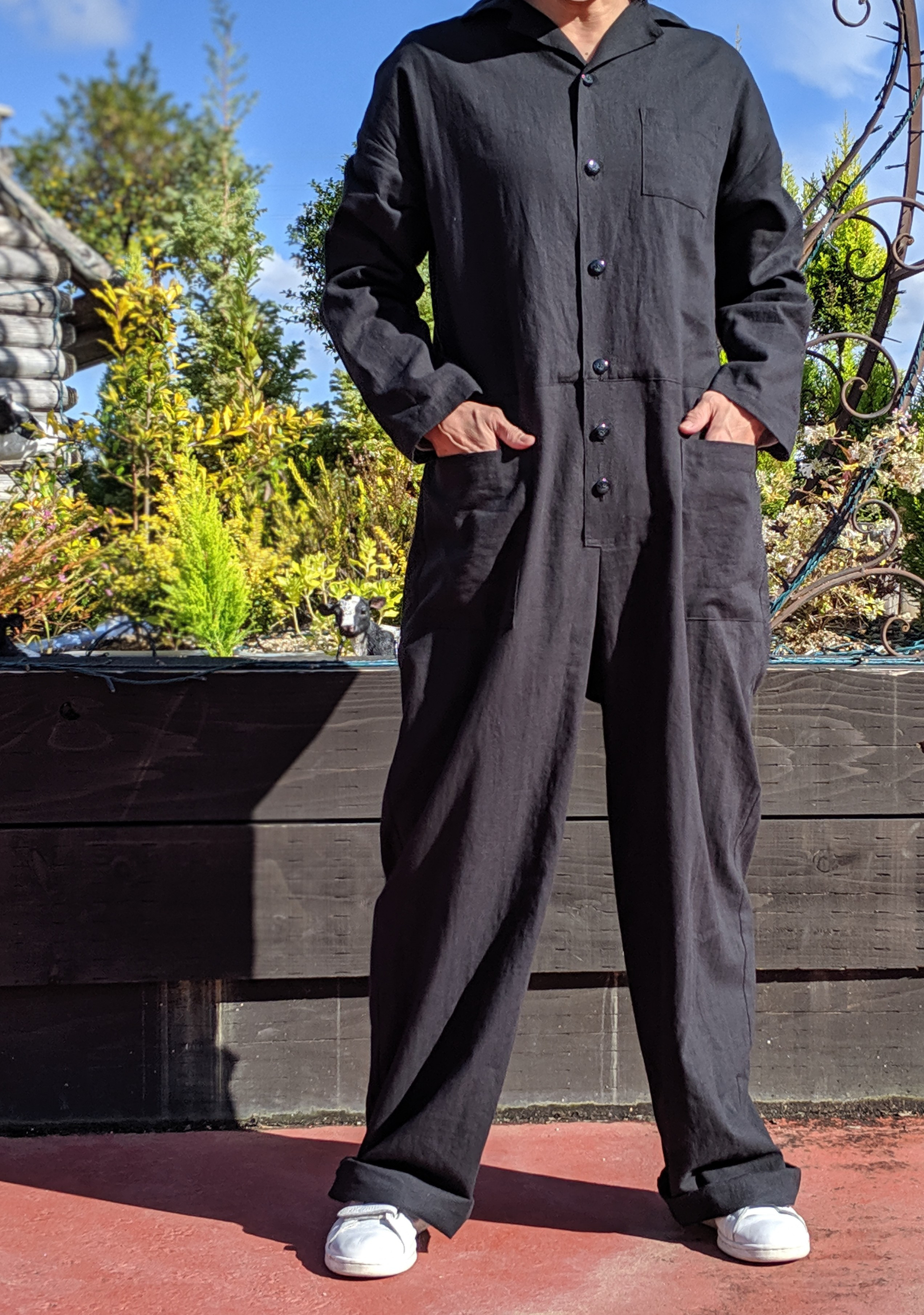 オーソドックスなつなぎ　ブラック