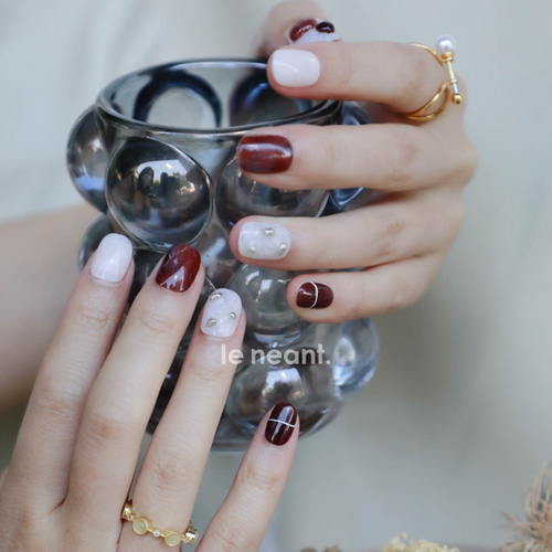 XS、S、Mサイズ】ネイルチップ N-21 現品販売 ネイルチップ（つけ爪