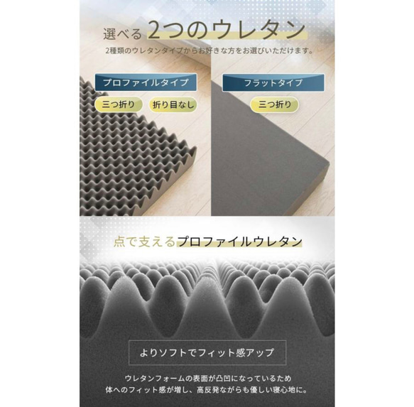 ●ご購入前にコメント必須●シングルマットレス　10cm 3枚目の画像