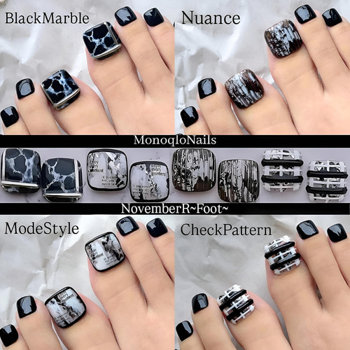 ネイルチップ・付け爪 m_o.f.w_mk ネイルチップ・付け爪 m_o.f.w_mk ネイルチップ 24枚セット 12サイズ