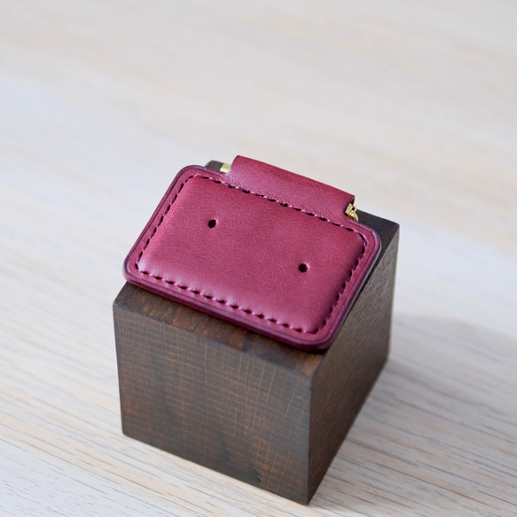 ソムリエバッジとサケディプロマバッジ用の台布 台座 革 【ワイン