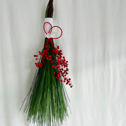 フレッシュ大王松と南天の正月飾り しめ縄・しめ飾り フロイデザイン