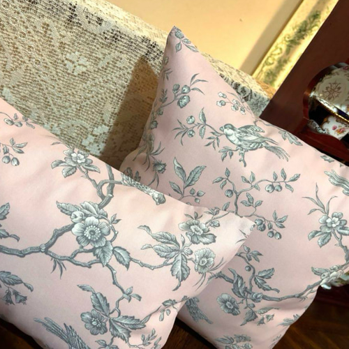 ※maki様おまとめオーダー※フランスアンティーク　トワルドジュイ　クッション maki様おまとめオーダー※フランスアンティーク トワルドジュイ