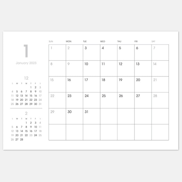 [フワフワうさぎ卓上カレンダー]2023年にお供させてください一年を楽しむカレンダー12枚☆ 16枚目の画像