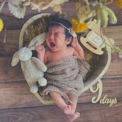 レンタル】ニューボーンフォト撮影グッズ カラフル×バニー 雑貨