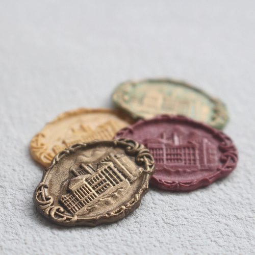 Wax seal stamp │ Antique cityscape │ シーリングスタンプ