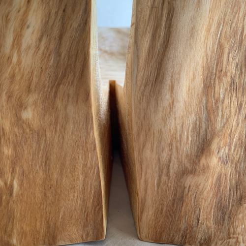 ヒノキ 切り株 丸太】木の大きな器 ドイツ製蜜蝋コーティング