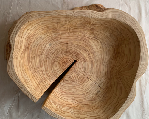 木製彫刻花器 丸太型 93d591841d94a9303ce63c3c26ffa6