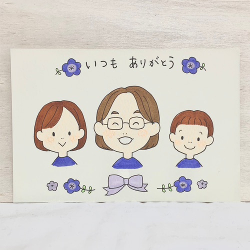 花と似顔絵* 似顔絵オーダー イラスト HIROMI 通販 14946307 花と似顔絵* 似顔絵オーダー イラスト HIROMI 通販 14946307