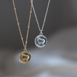 Eigðu góðan dag necklace　silver925　羊コインネックレス　シルバー 16枚目の画像