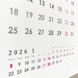 2023年 年間ポスターカレンダー 大判サイズ （A2サイズ）シンプル＆スタイリッシュデザイン 5枚目の画像