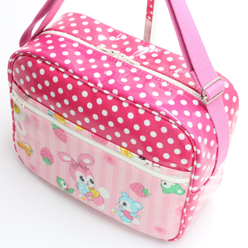 受注製作 大きい幼稚園バッグ ショルダー レトロ ハニーチューン