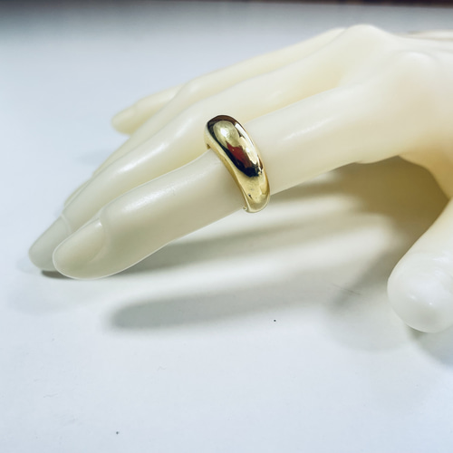 ぷっくりゴールドリング 072 指輪・リング Atelier Maru 通販