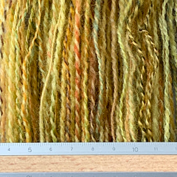手洗い手染め手紡ぎ毛糸　【ペレンデール】（2022110301) 5枚目の画像
