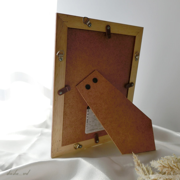 【2L版フレーム付き】❇︎子育て感謝状❇︎ 新郎新婦様ペア2個セット 7枚目の画像