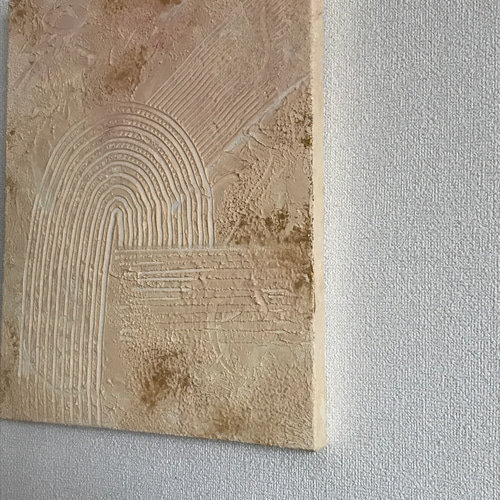 アロハママ】 テクスチャーアート アクリル画 3点 概要欄に使用品