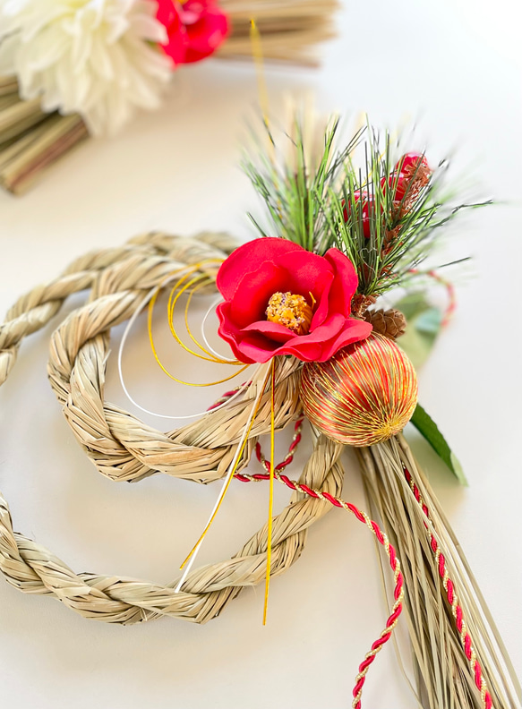 ✿॰ॱ可愛いらしい手のひらサイズのお正月【吸盤つき】しめ縄飾り✿॰ॱ ✿॰ॱ可愛いらしい手のひらサイズのお正月【吸盤つき 】しめ縄飾り