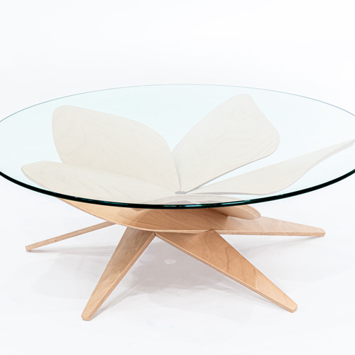 花（桜）のジャパンディ（japandi）コーヒーテーブル Hana table