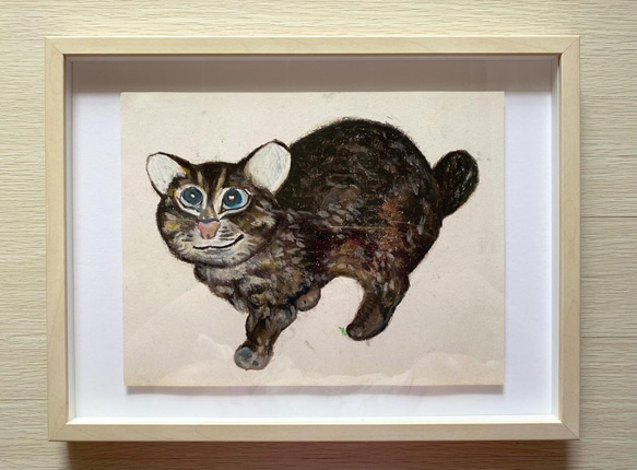 絵はがき原画 イリオモテヤマネコ 絵画 ミオ 通販 14947544｜Creema