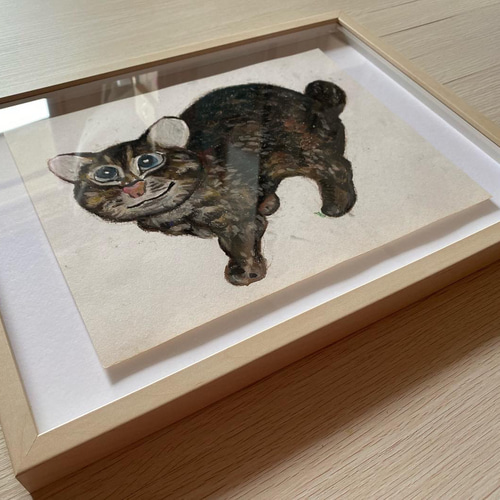 イリオモテヤマネコ鉛筆画 鉛筆で招き猫を描きました、360時間ほどかかりました… Pencil Drawing