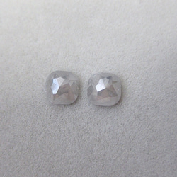 エメラルドカットダイヤモンド K18YG ピアス ピアス（スタッド・一粒