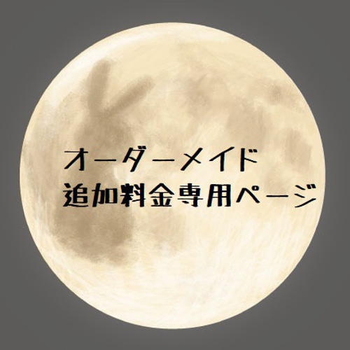 オーダーメイド追加料金ページ その他素材 earthmoon 通販｜Creema  