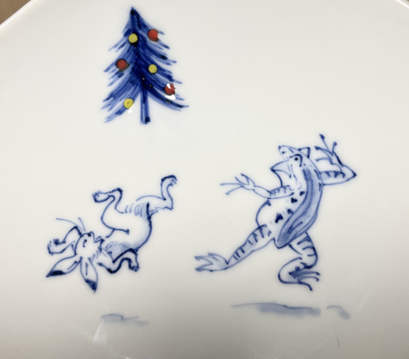 鳥獣戯画　クリスマスver. 2枚目の画像