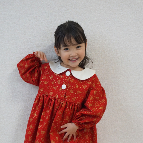 クリスマス2025] ちびっ子サンタのワンピース 子供服 B-boutique by
