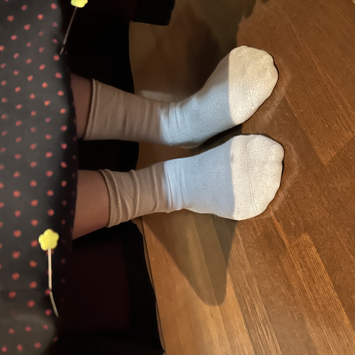 黒の水玉模様 フレアスカートペチコート付き Pさまご予約品 丈変更 お召し絹黒に水玉模様フレアスカート