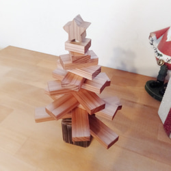 大人シックなクリスマスツリー｜木製 2枚目の画像