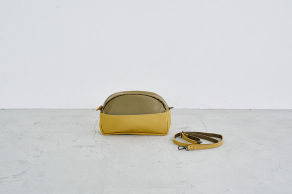 【creema限定】end.b 『うららか』な日が照っている日に持って欲しい　2wayポシェット ベージュ ベージュ ご了承ください