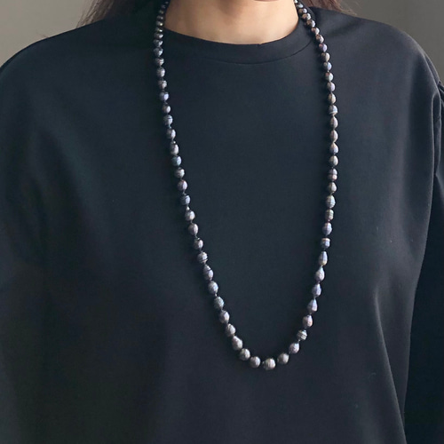 タヒチパール ロングネックレス 80 bd ネックレス・ペンダント 