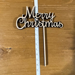 クリスマス　ケーキトッパー　土台付き　フォトプロップス  置物　インテリア　 6枚目の画像